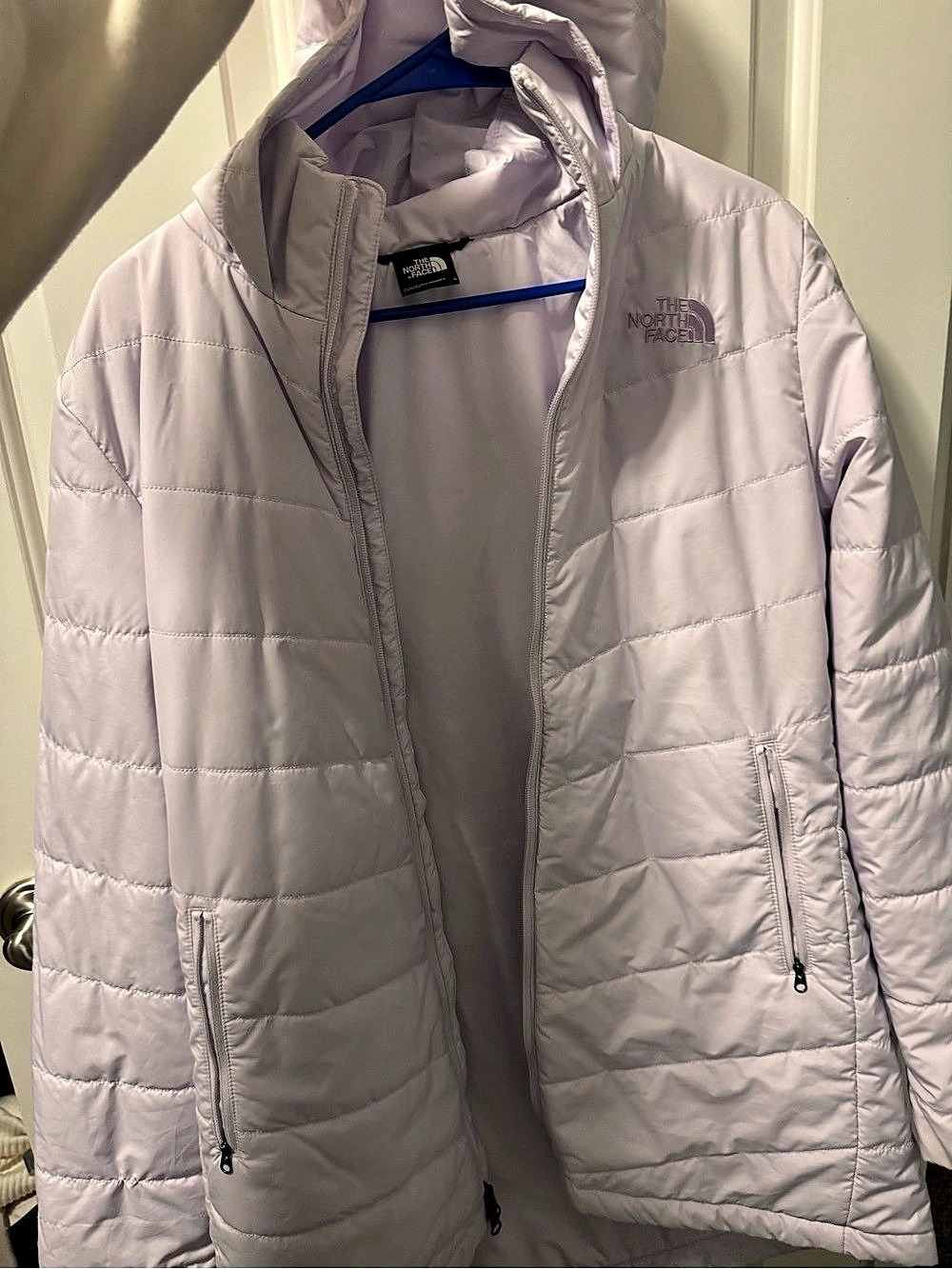 The North Face ThermoBall Eco Hooded Jacket Pink Puffer Jacket